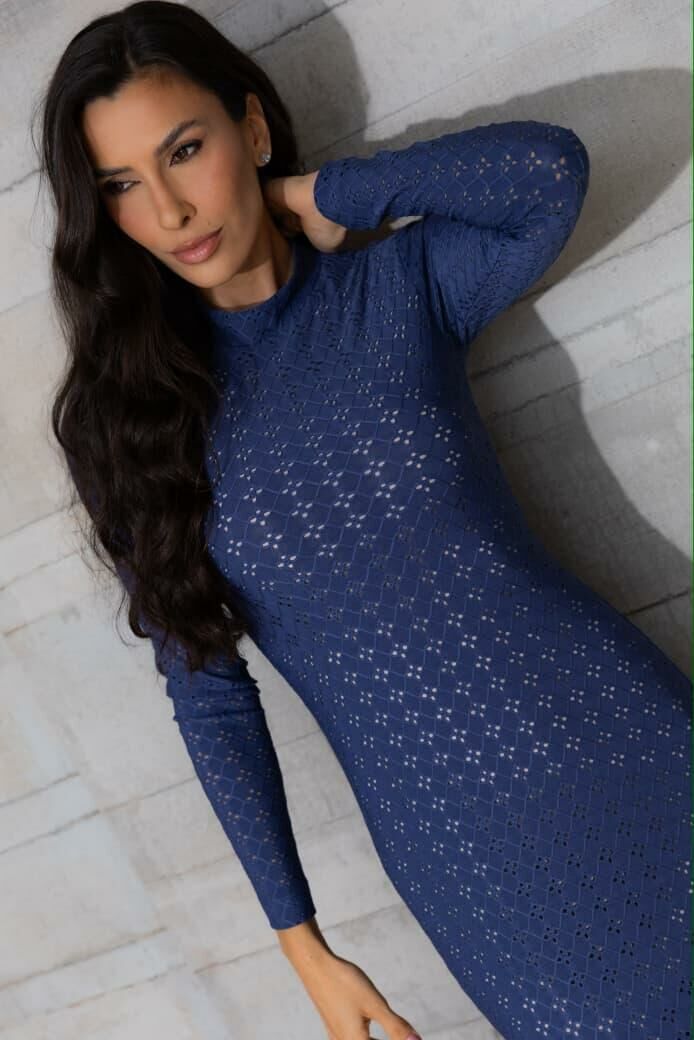 Imagem de Vestido Laise Azul Olívia